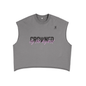 French Terry Boxy Tank Top/Mayor Rosa