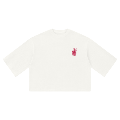 Unisex Waffle Boxy T-Shirt/Mayor Rosa