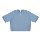 Unisex Vintage Wash Boxy Short Sleeve Sweatshirt/Mayor Rosa