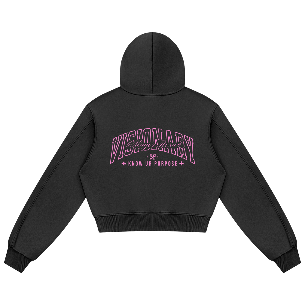 Women's Mineral Wash Full Zip Hoodie/MayorRosa