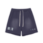 Sun Fade Raw Edge Cotton Shorts
