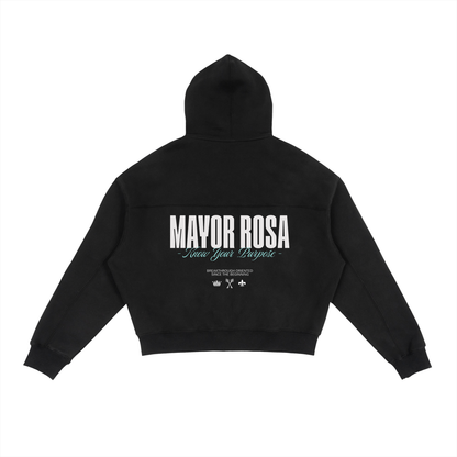 mayorrosa,cotton,knowyourpurpose,brown,black,hoodie