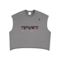 French Terry Boxy Tank Top/Mayor Rosa