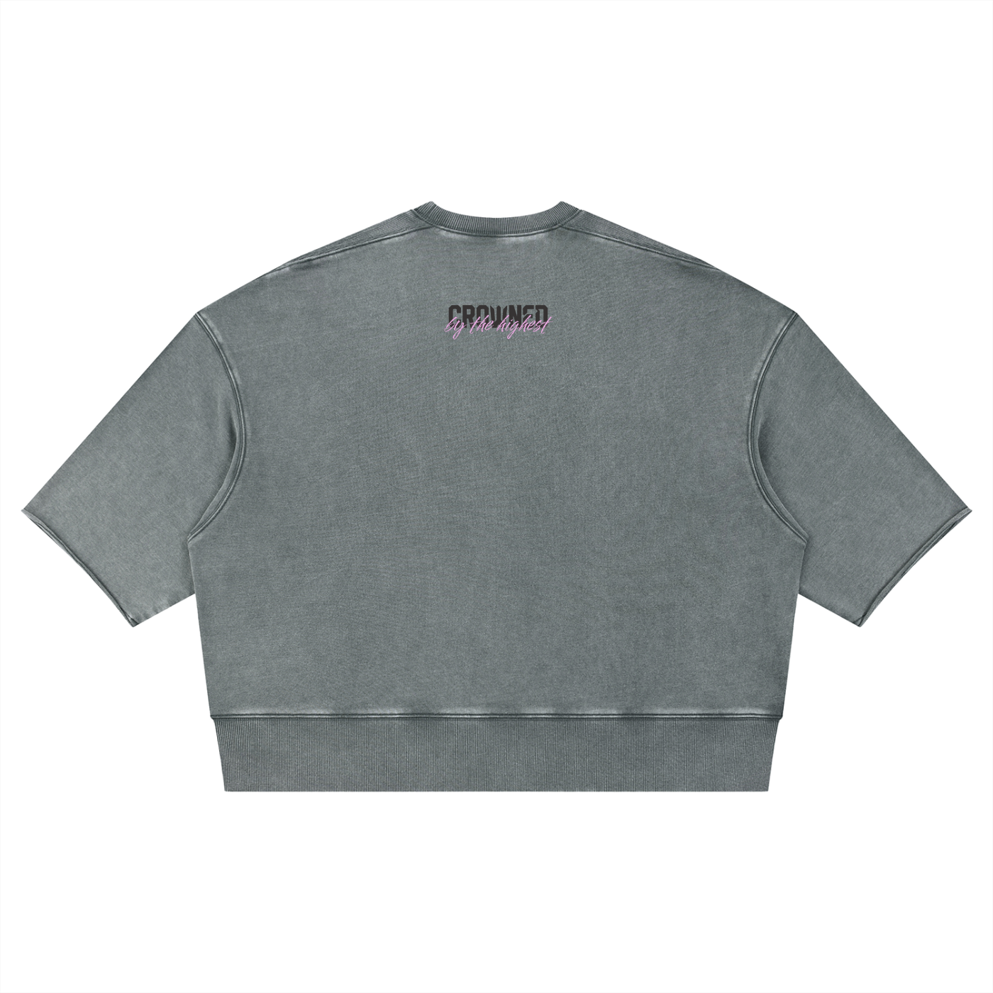 Unisex Mineral Wash Boxy Raw Edge T-Shirt