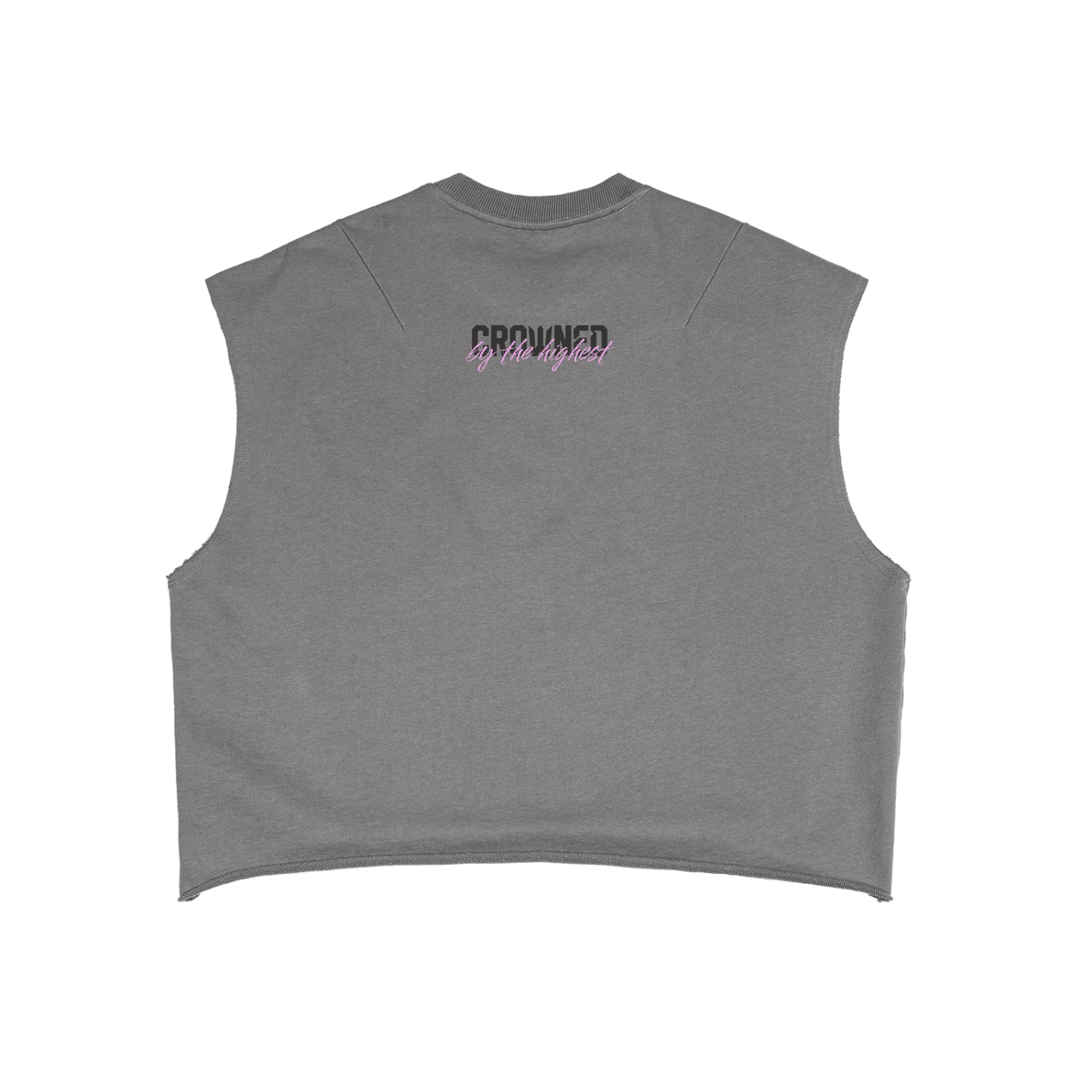French Terry Boxy Tank Top/Mayor Rosa