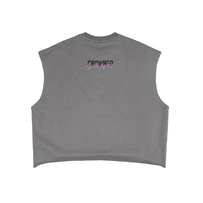 French Terry Boxy Tank Top/Mayor Rosa