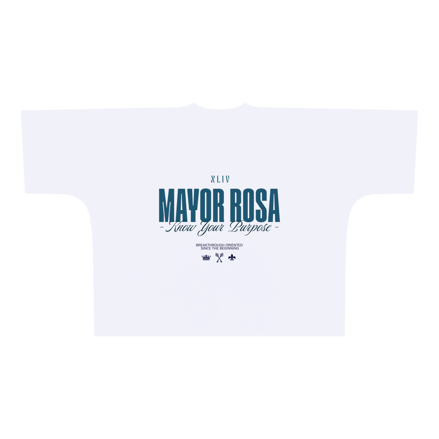 mayorrosa,knowyourpurpose,oversize,cotton,white,unisex,streetwear