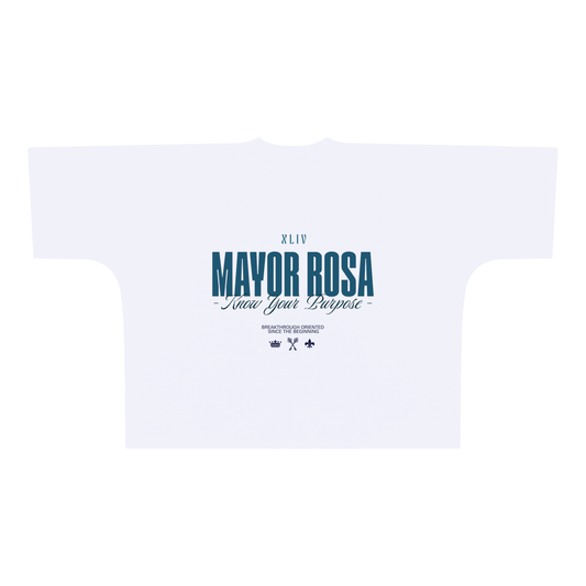 mayorrosa,knowyourpurpose,oversize,cotton,white,unisex,streetwear