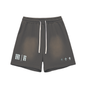 Sun Fade Raw Edge Cotton Shorts