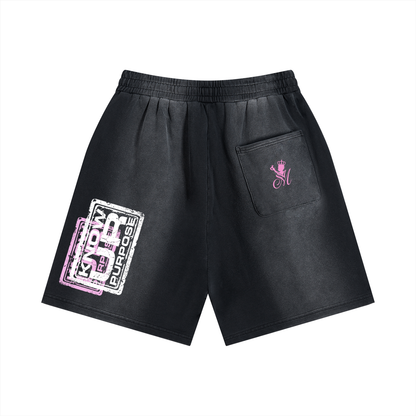 Sun Fade Distressed Shorts