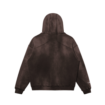 POKER 44 - Hoodie/Brown/MayorRosa