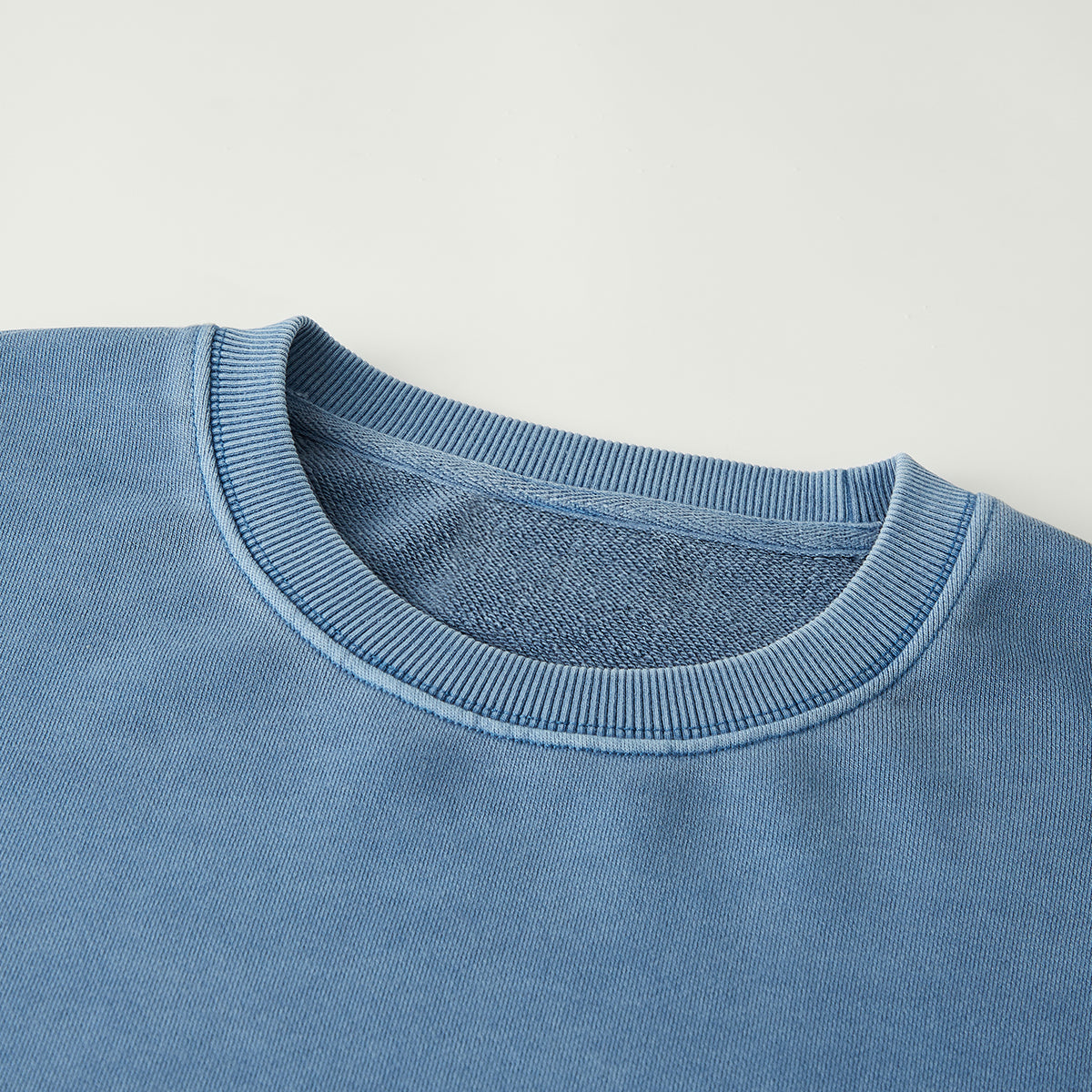 Side Slit Faded Sweatshirt/Oversize/Mayor Rosa