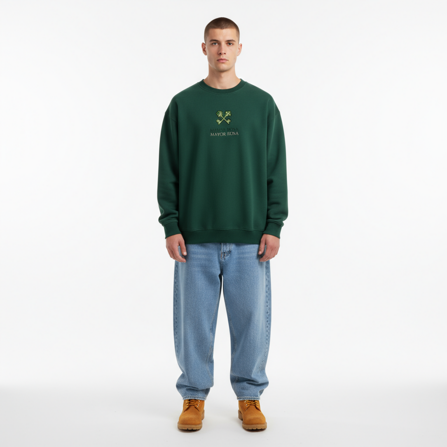 Fleeced Sweatshirt - Mayor Rosa