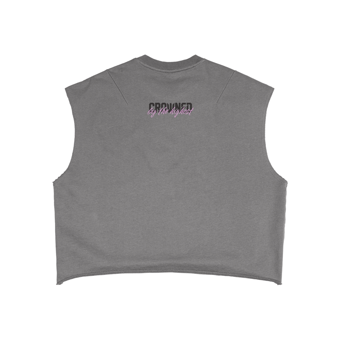 French Terry Boxy Tank Top/Mayor Rosa