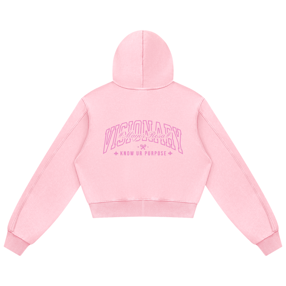 Women's Mineral Wash Full Zip Hoodie/MayorRosa
