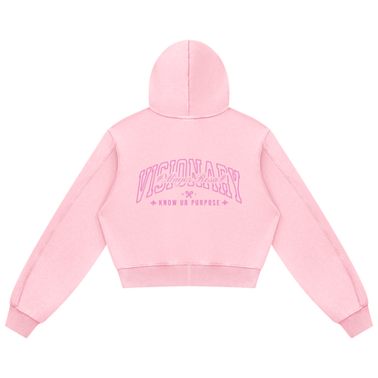 Women's Mineral Wash Full Zip Hoodie/MayorRosa