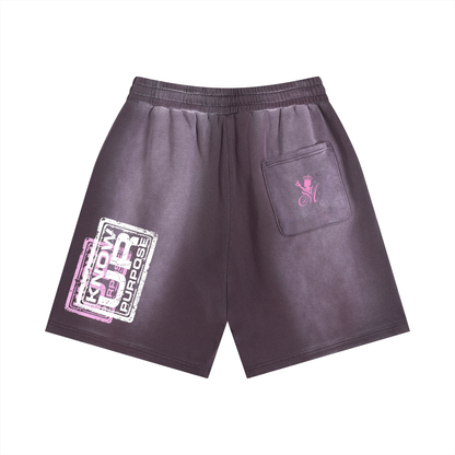 Sun Fade Distressed Shorts