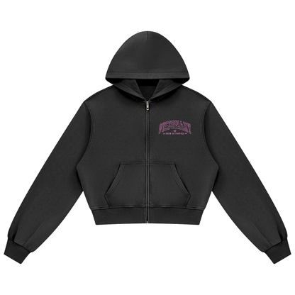 Women's Mineral Wash Full Zip Hoodie/MayorRosa