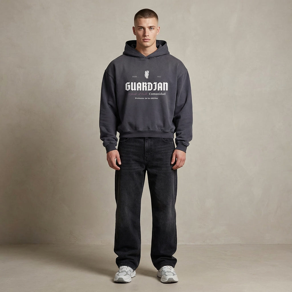 GUARDIAN - Sunfade Boxy Hoodie/MayorRosa