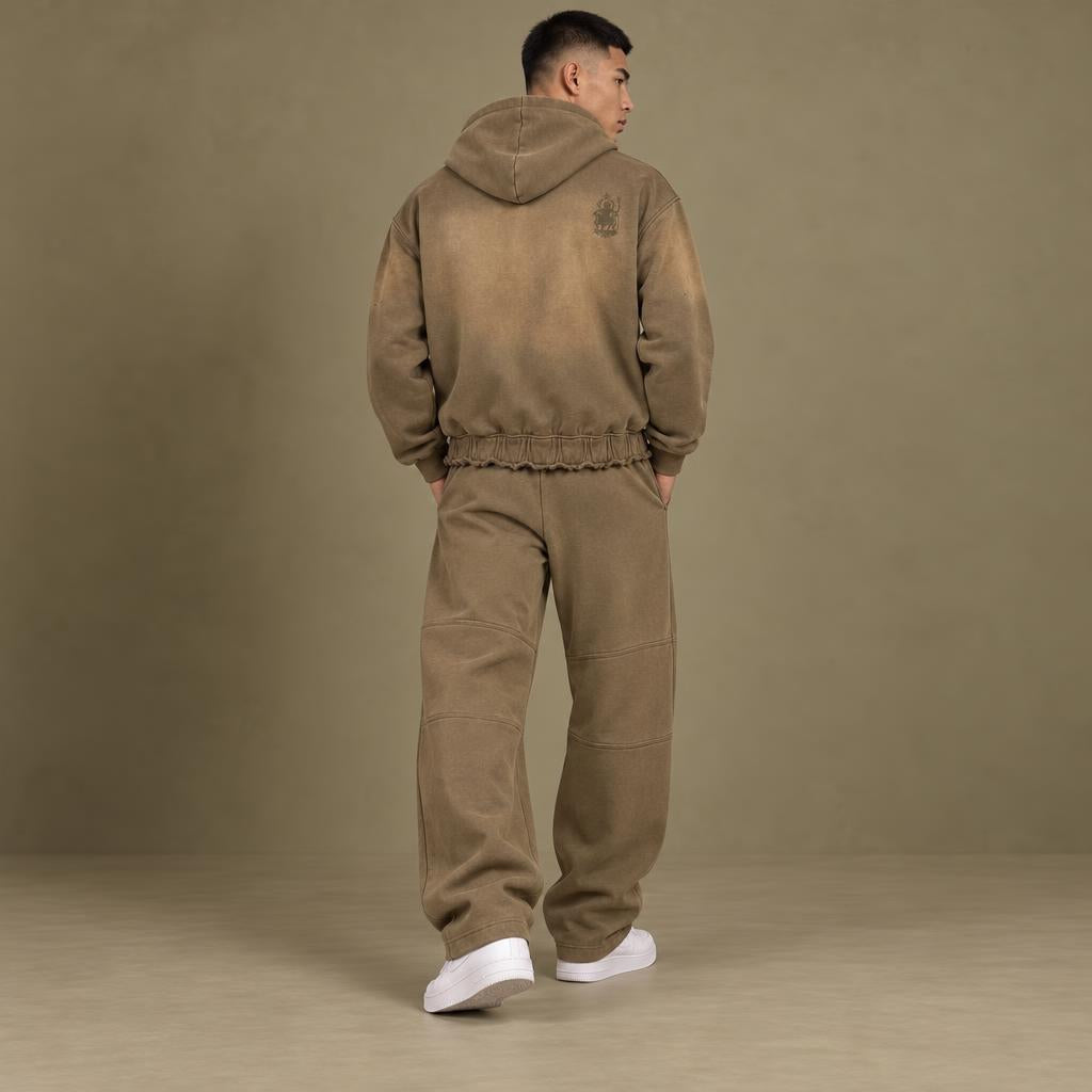 Unisex Sunfade Ripped Boxy Hoodie/MayorRosa
