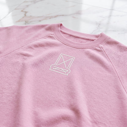 Unisex Vintage Wash Boxy Short Sleeve Sweatshirt/Mayor Rosa