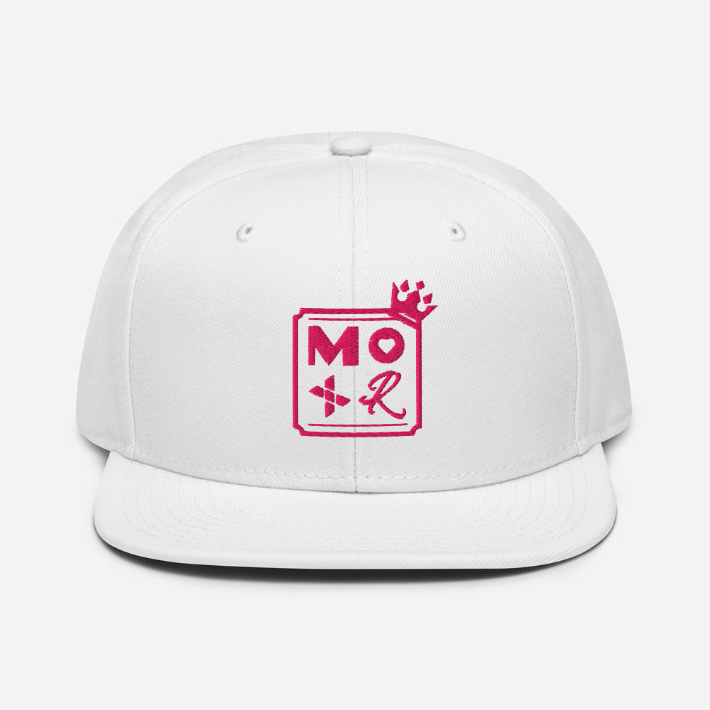 Snapback Hat/Pink logo/Mayor Rosa