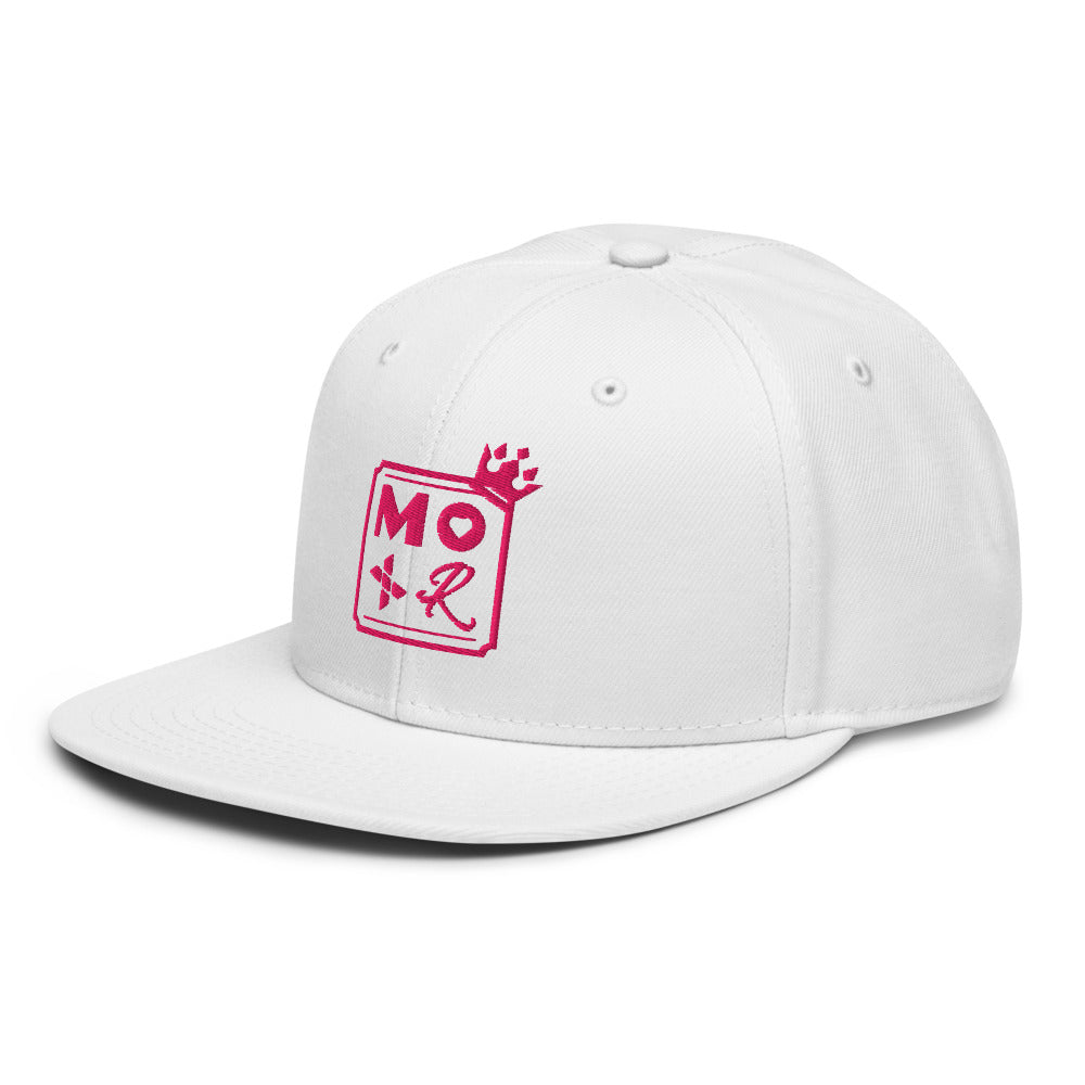 Snapback Hat/Pink logo/Mayor Rosa